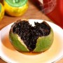 Порційний Шу Пуер Гуандунський - Пуер у зеленому мандарині